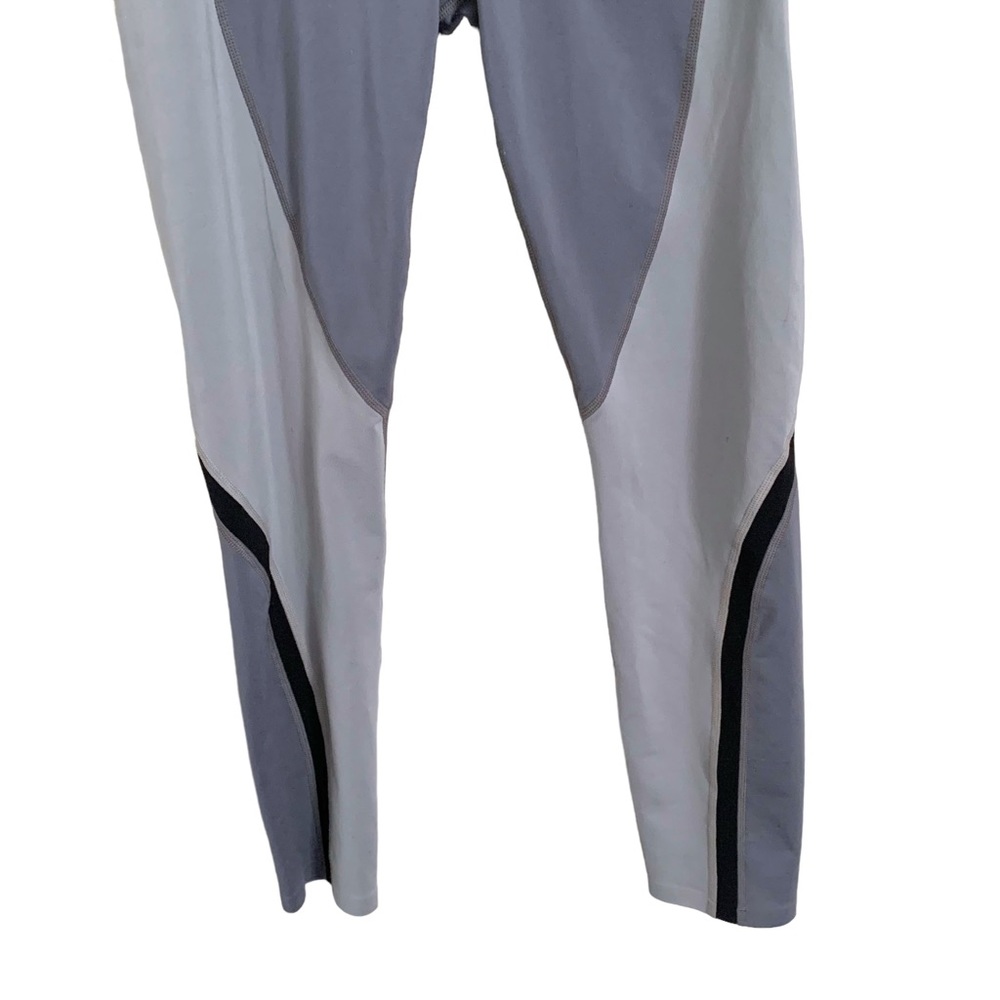 Athleta Spar Tight Running Color Block Gray Black… - image 4